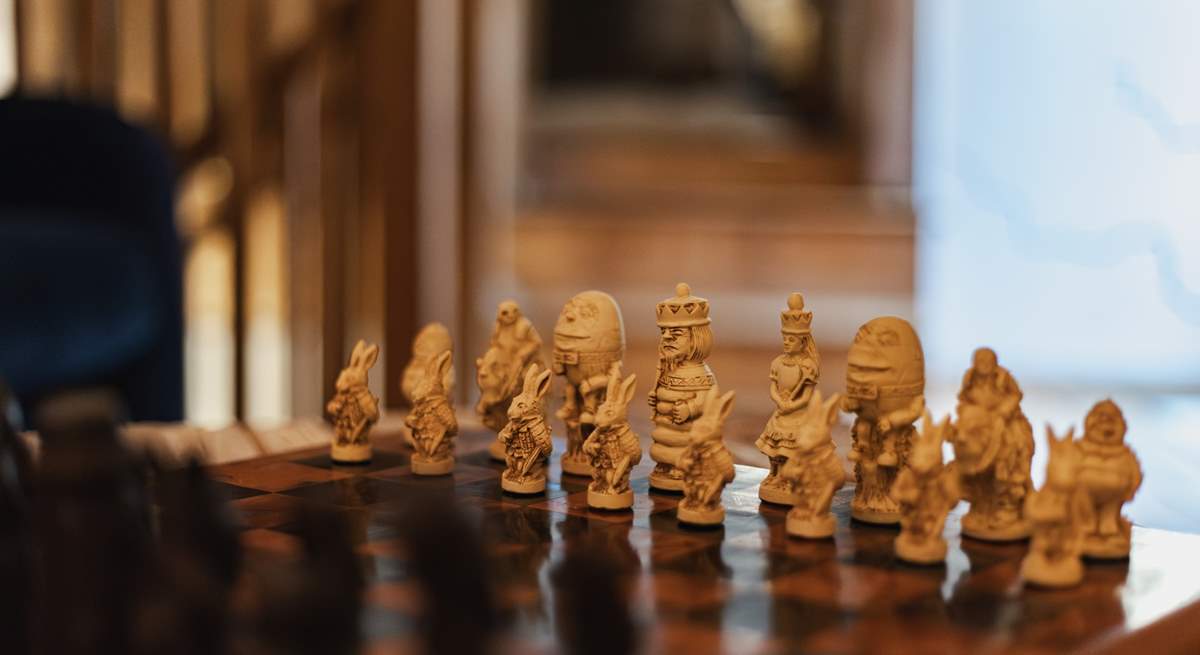 Why not enjoy a game of chess in this whimsical wonderland.