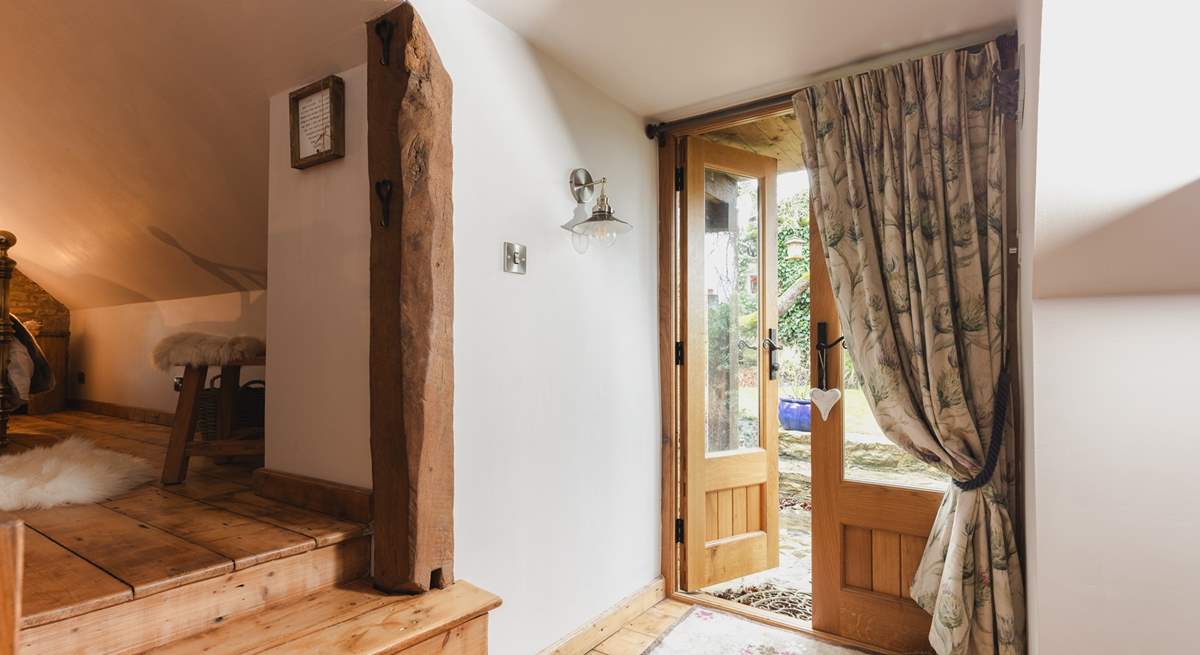 This quirky property is characterful and has steps throughout.