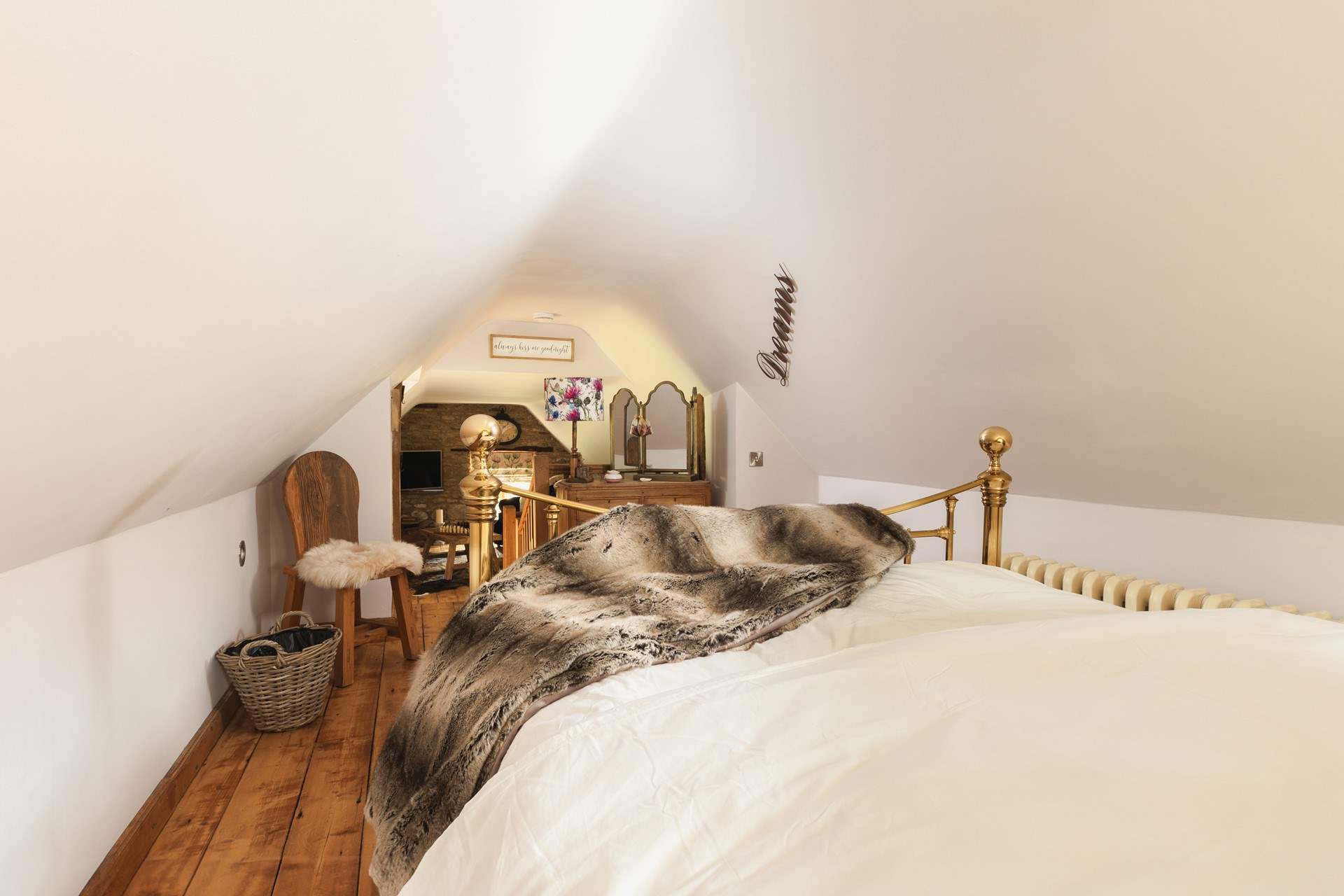 Sumptuous Egyptian bedding.