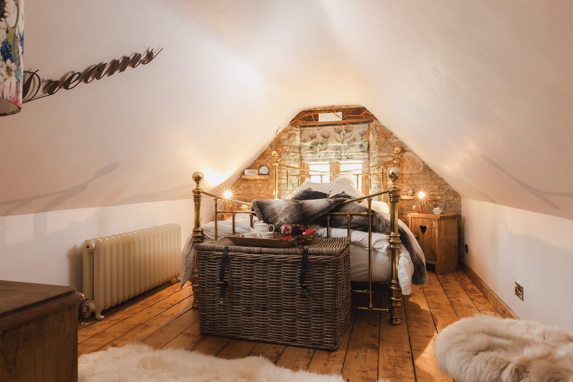 The magical bedroom is the cosiest place to rest.