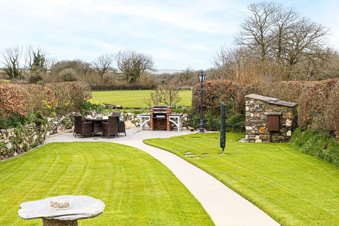 Head to the garden, soak in the views and enjoy a barbecue!