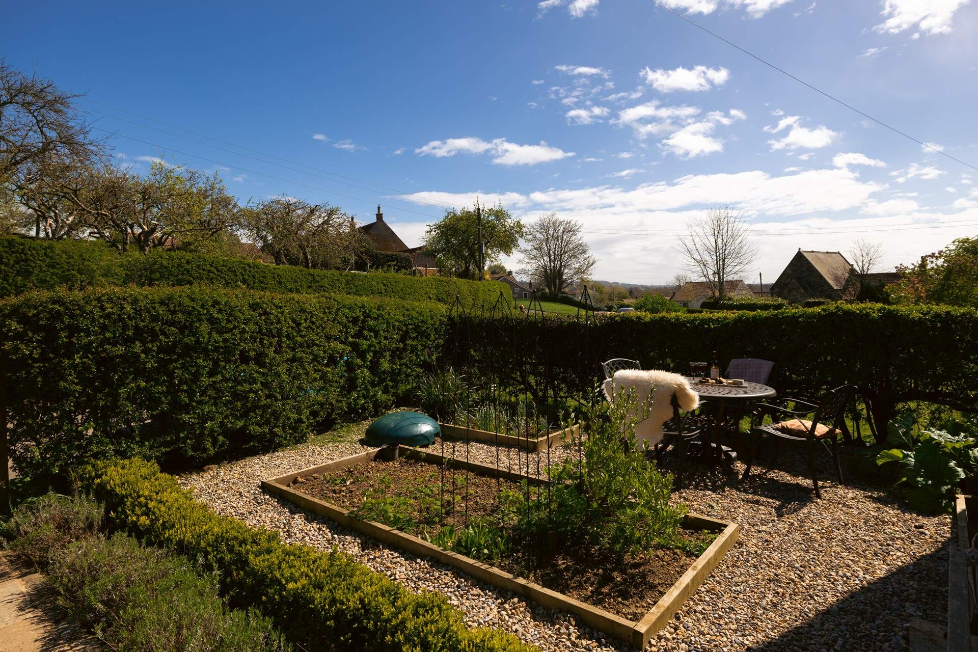Far reaching views over the countyside.
