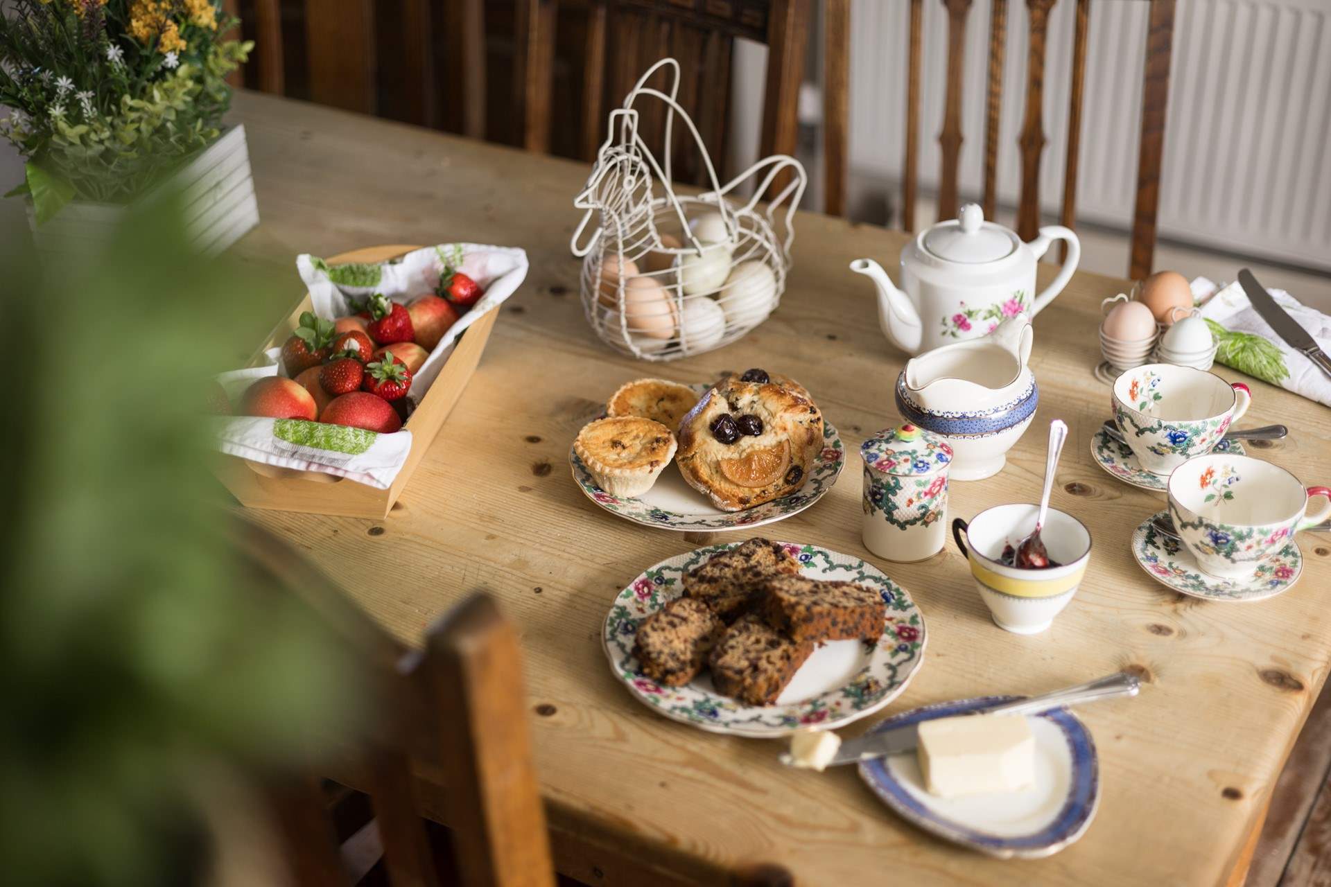 Time for tea, Yorkshire style.