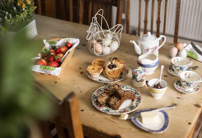 Time for tea, Yorkshire style.