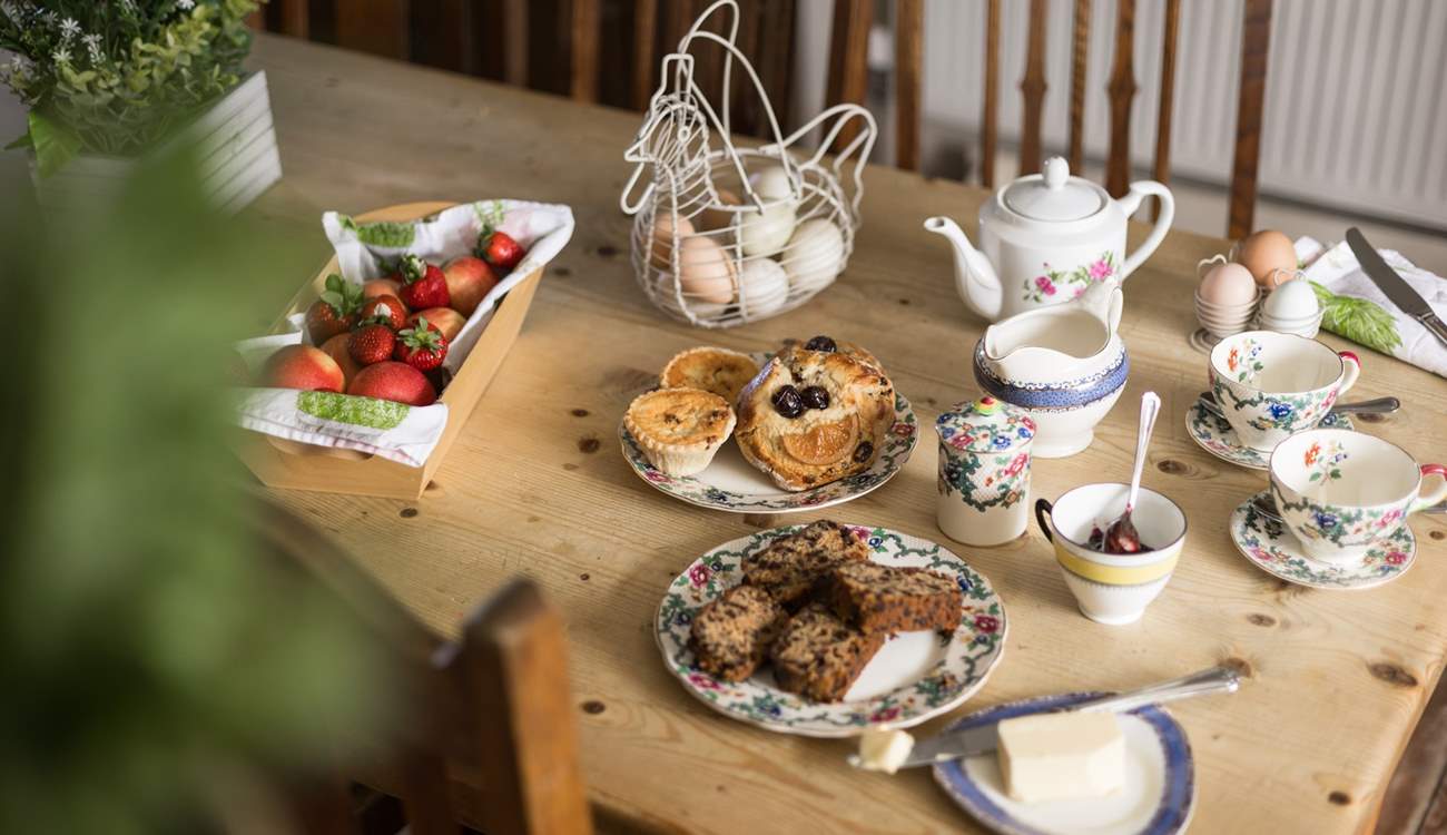 Time for tea, Yorkshire style.