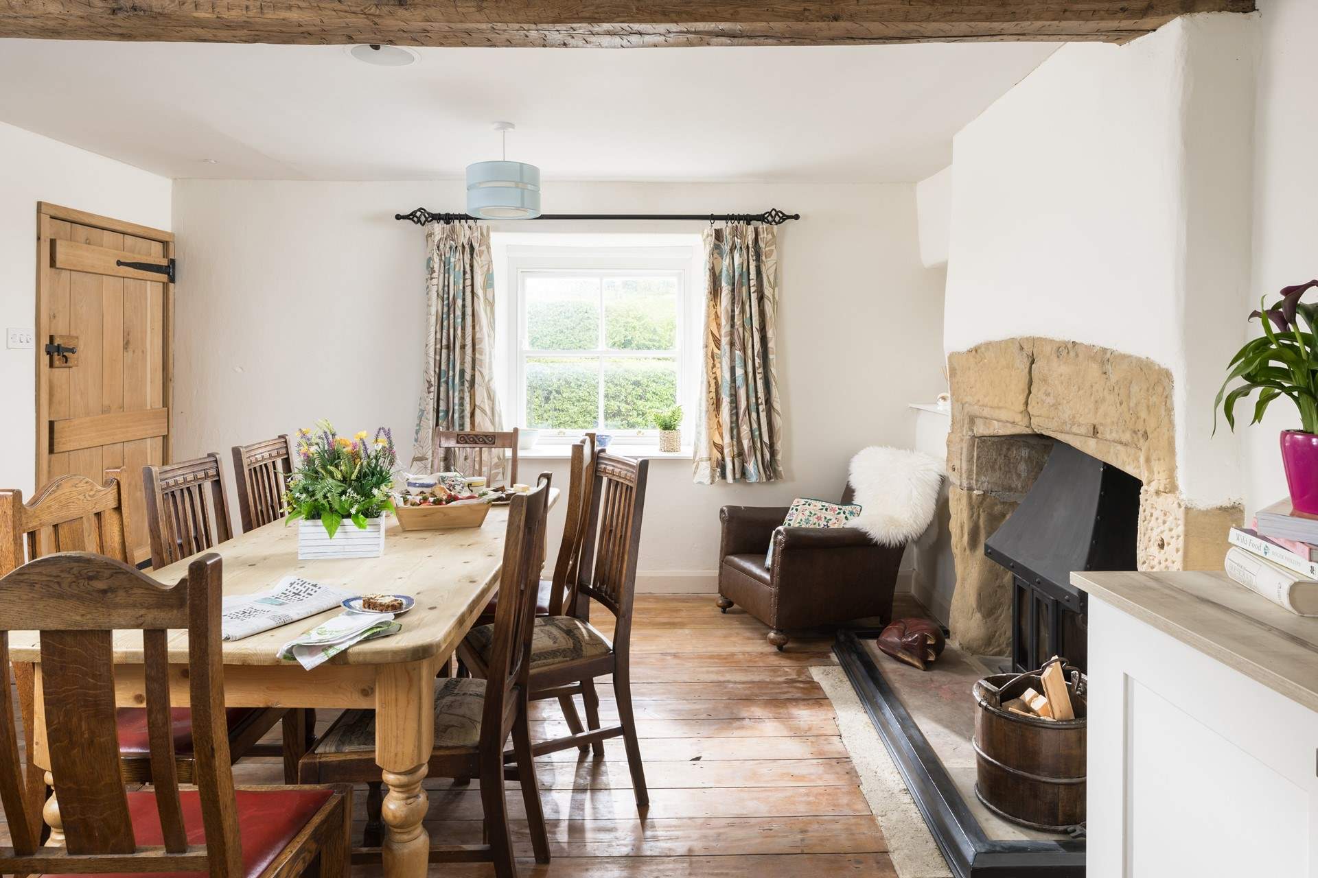 Sit awhile and read the morning papers.