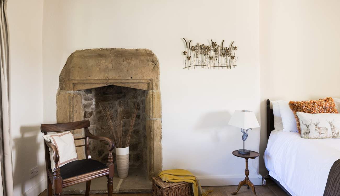 Elegant and stylish, relax in the king-size bed.