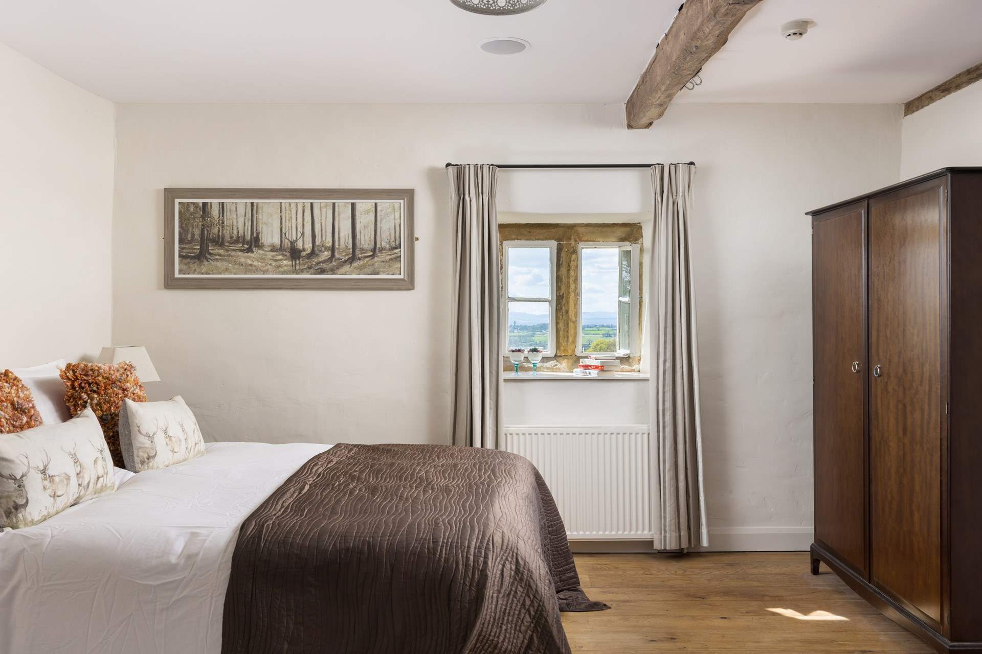 Just look at those views from bedroom one.