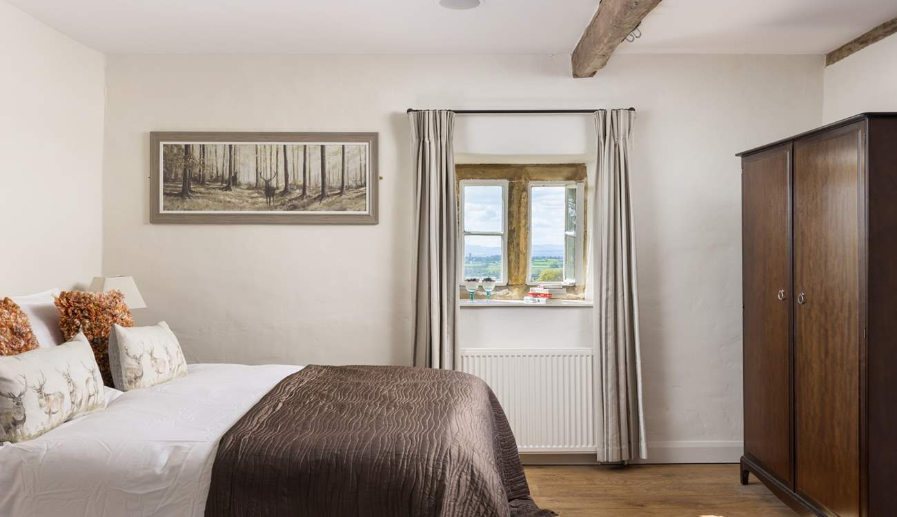 Just look at those views from bedroom one.