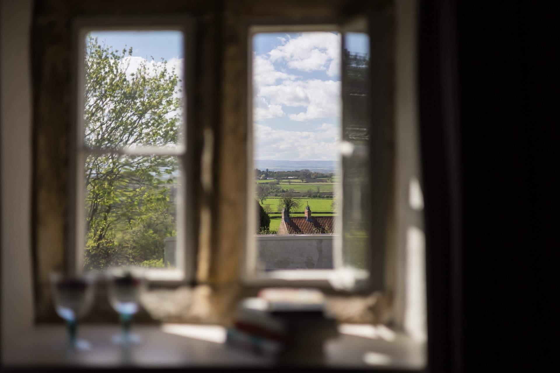 Fields as far as the eye can see.