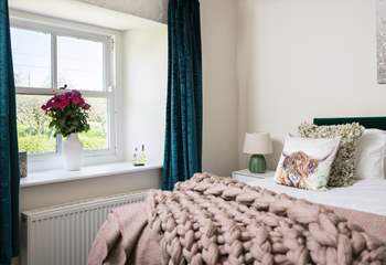 Lie in bed and gaze outside before a day exploring Yorkshire.
