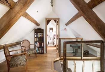 The attic landing, choose a good book and relax.