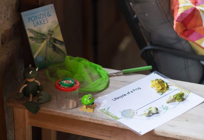 Plenty of opportunity to study nature with lots of prepared learning packs. 