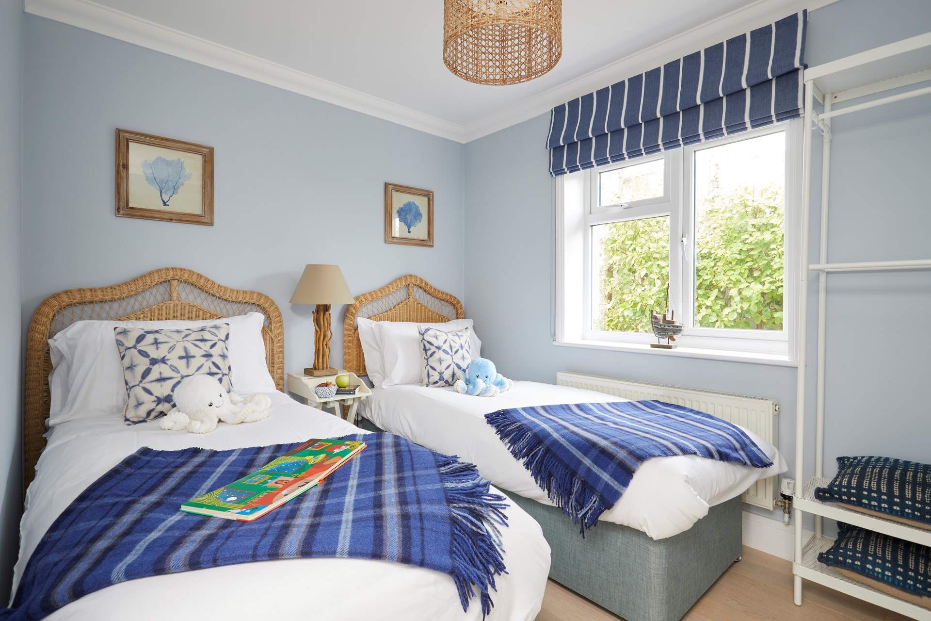 Bedroom two - a perfect twin room.