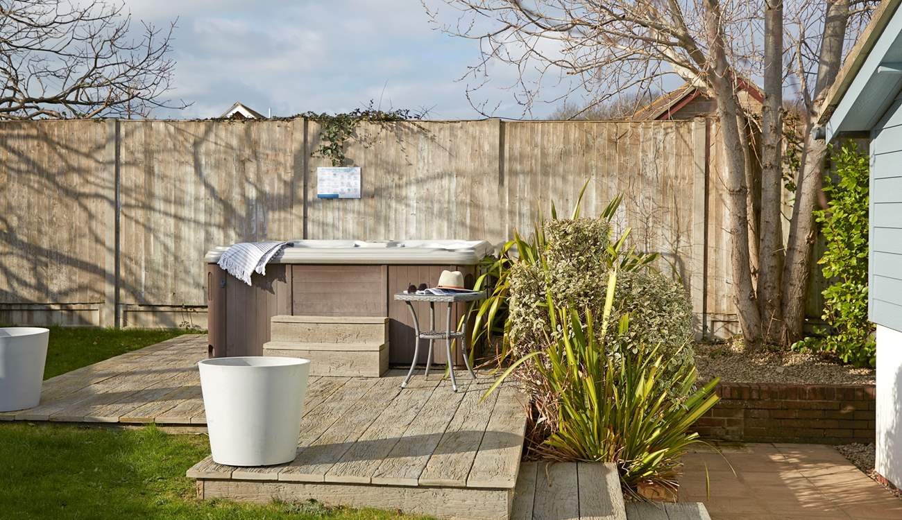 The hot tub is all yours.