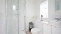 The shower-room.