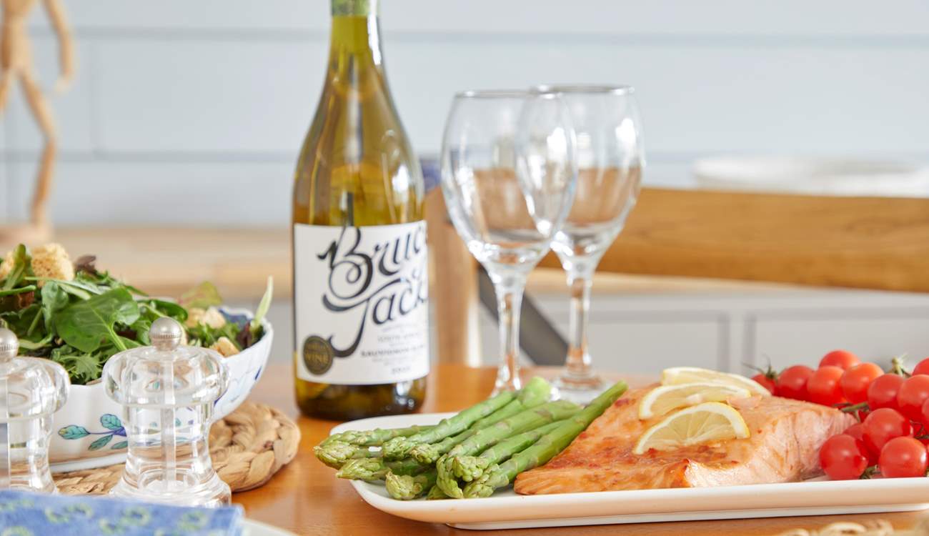 There is so much local produce to try, dinner each night will be delightful.