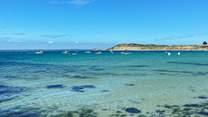 There are plenty of beautiful bays to explore.