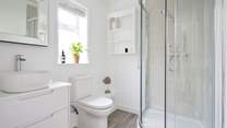 The shower-room.