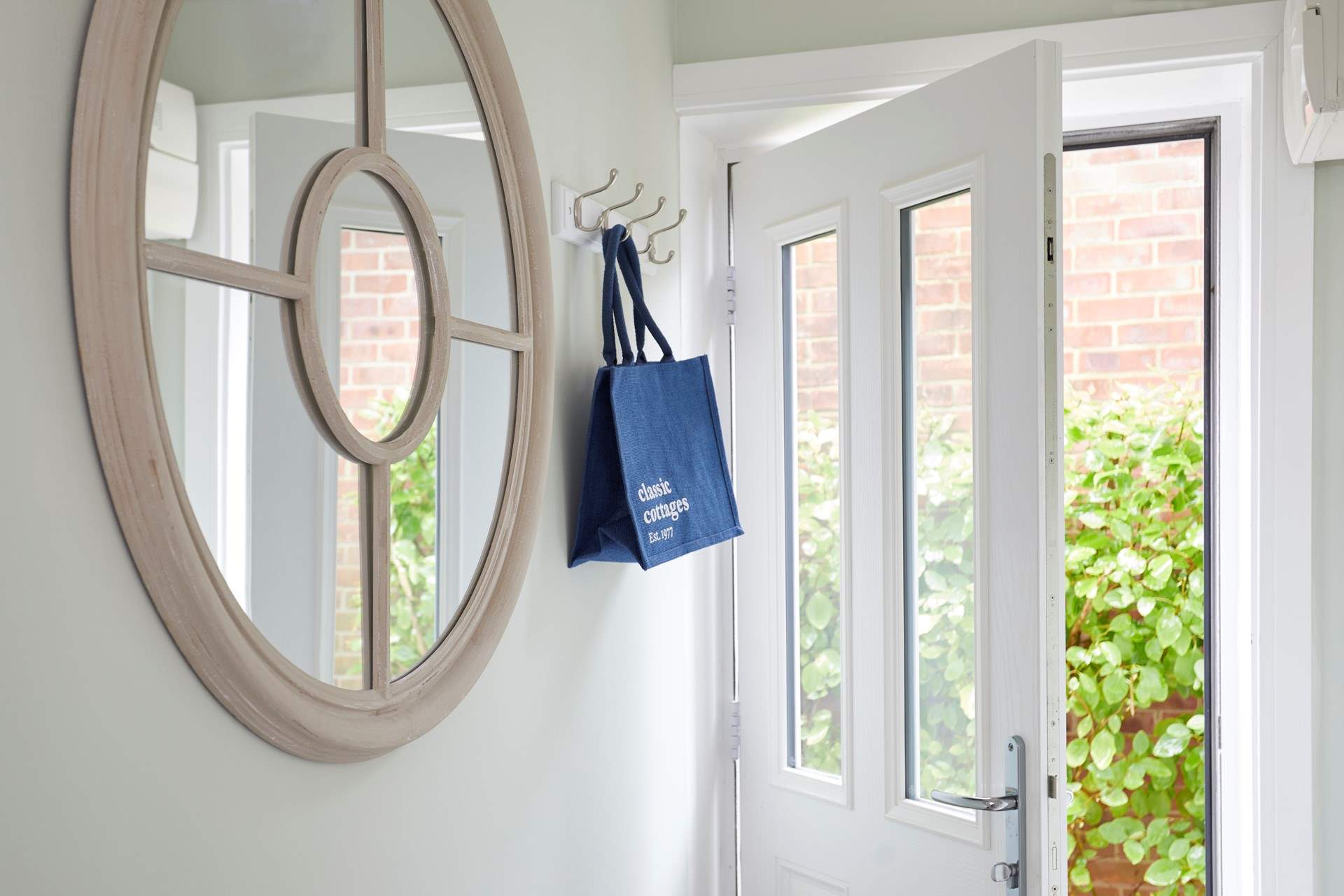 The welcoming hallway.