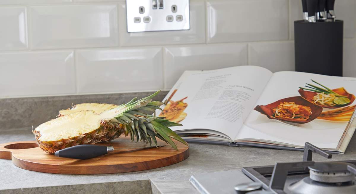 The open plan living space means the chef won't get lonely whilst they create some culinary delights.