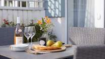 The perfect al fresco dining spot.
