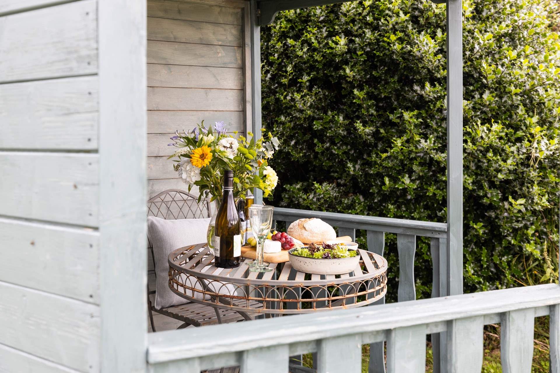 Treat yourself and enjoy the peaceful garden, you're on holiday after all!