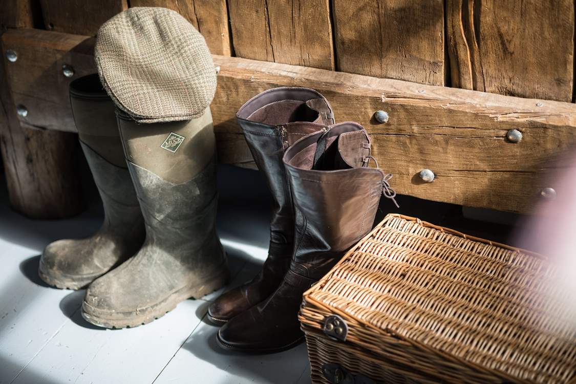 Bring your boots to explore the amazing walking right from your doorstep.