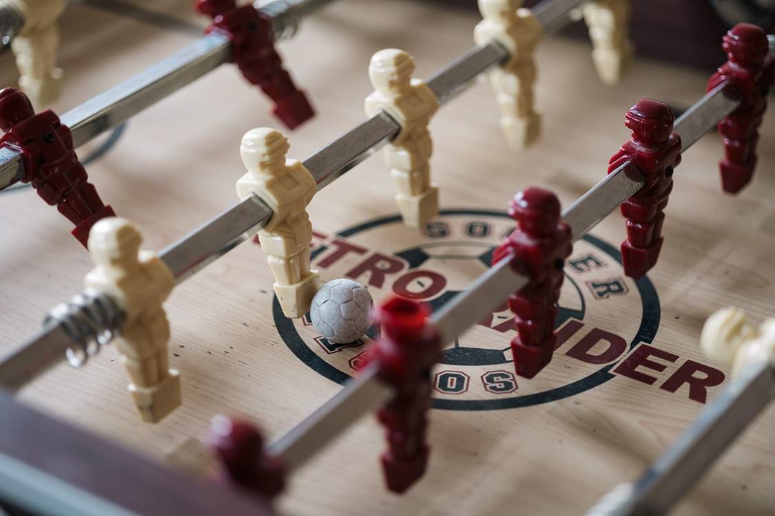 Enjoy fun time in the games barn.