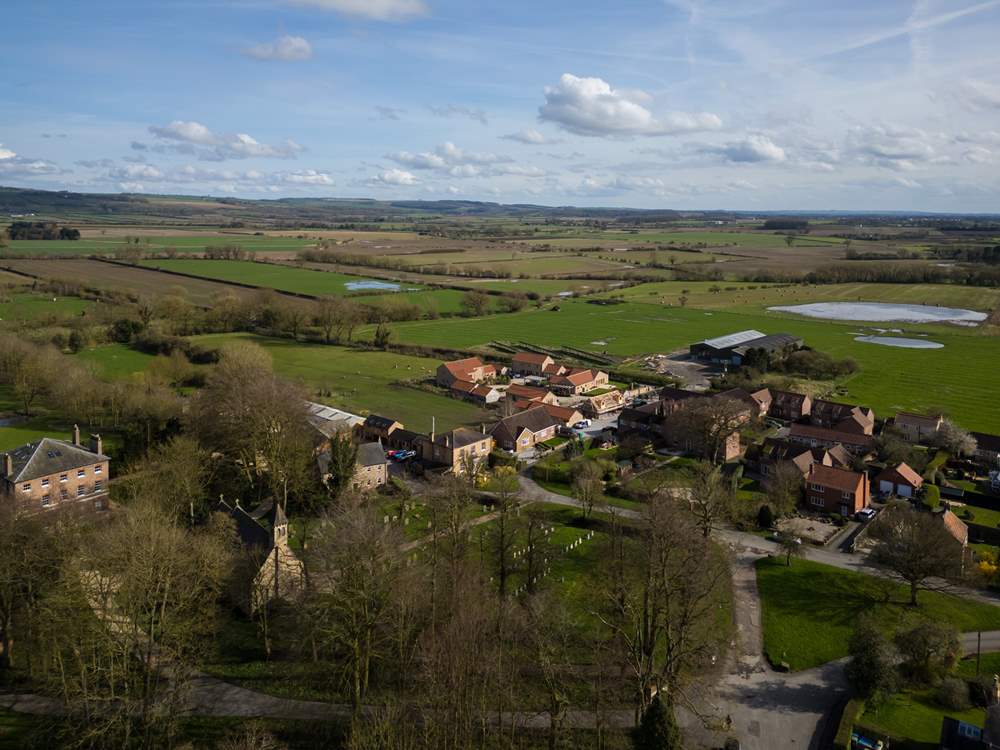 Ethel's Escape sits in the sleepy village of Fangfoss.