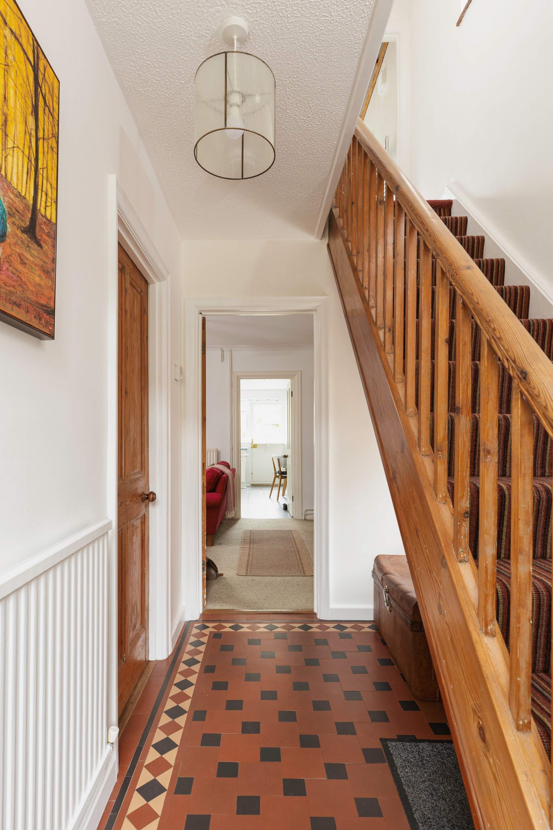 Original features greet you in the hallway.