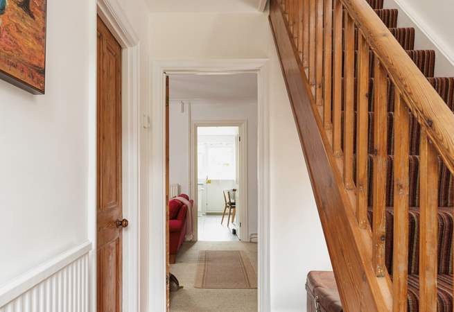 Original features greet you in the hallway.
