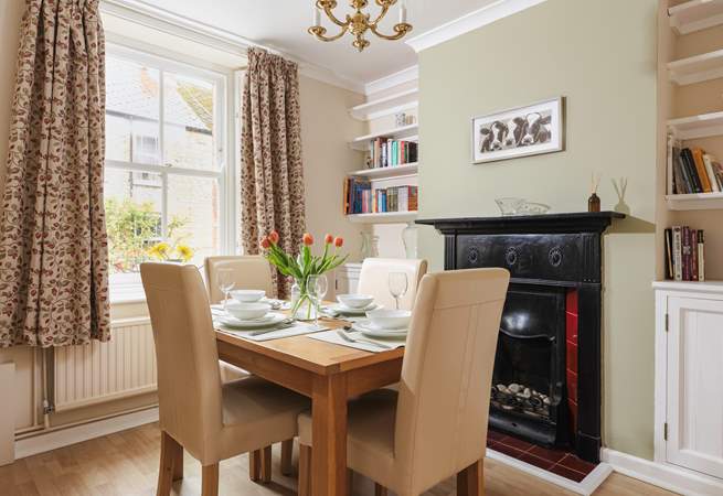 There is a separate dining-room to enjoy holiday meals in together.