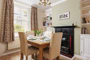 There is a separate dining-room to enjoy holiday meals in together.