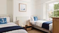 Adults and children alike will be delighted with the spacious twin room.