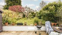 Fire up the barbecue and enjoy evenings in this picturesque garden.