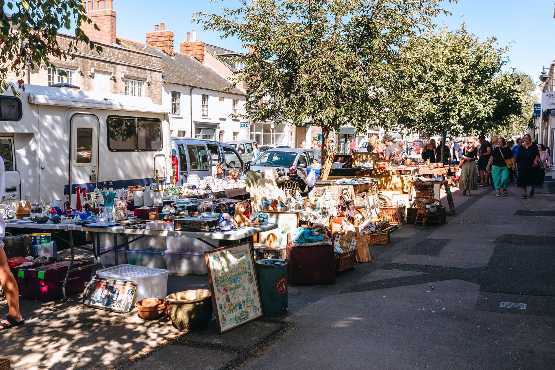 The bustle of Bridport on market day is a holiday experience to remember!