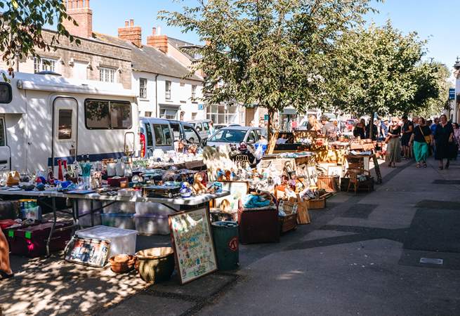 The bustle of Bridport on market day is a holiday experience to remember!