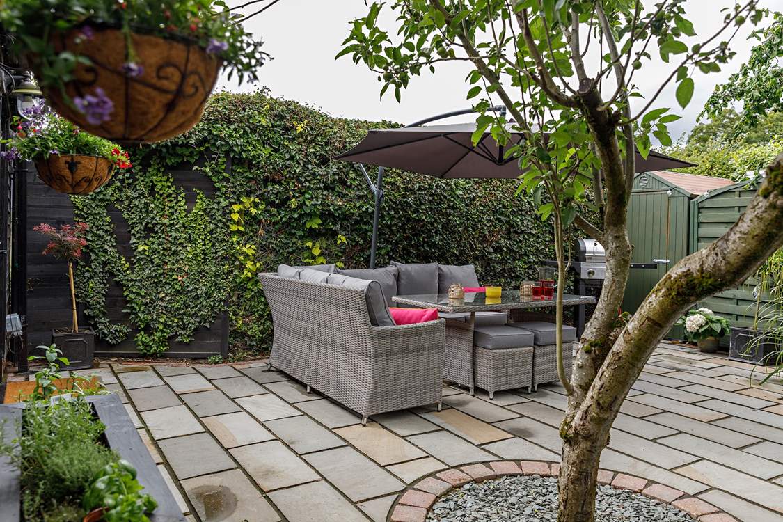 Pick some fresh herbs to accompany supper!