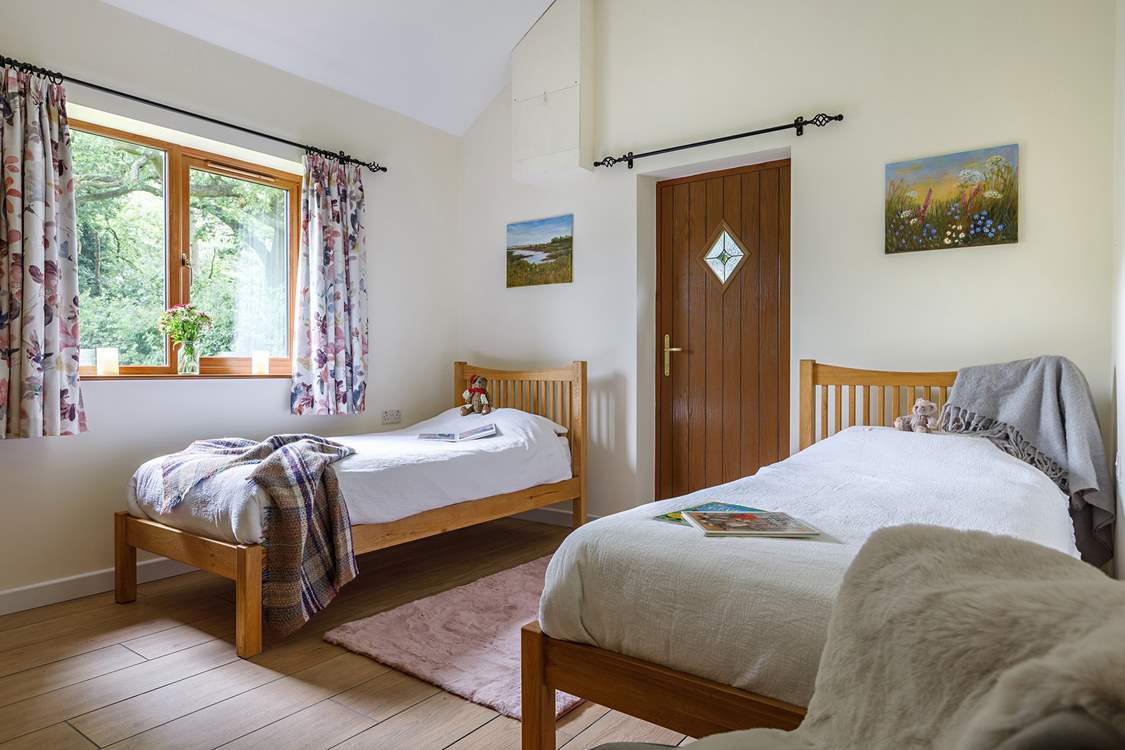 The twin room is ideal for adults or little ones.