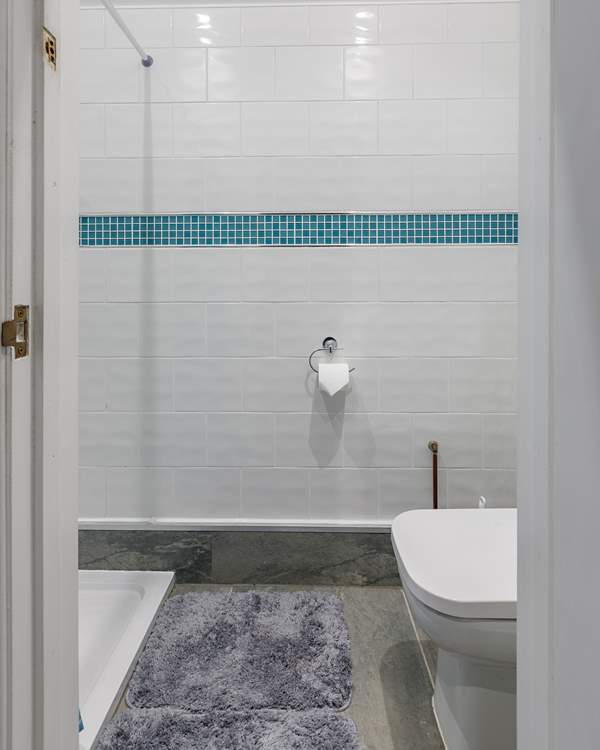 The shower-room and WC are easily accessible from the spa.