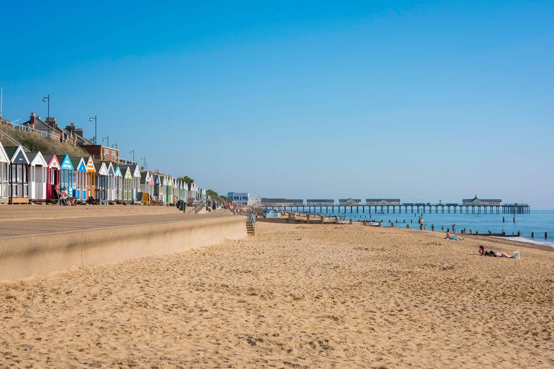 Enjoy the sandy beaches at nearby Southwold.
