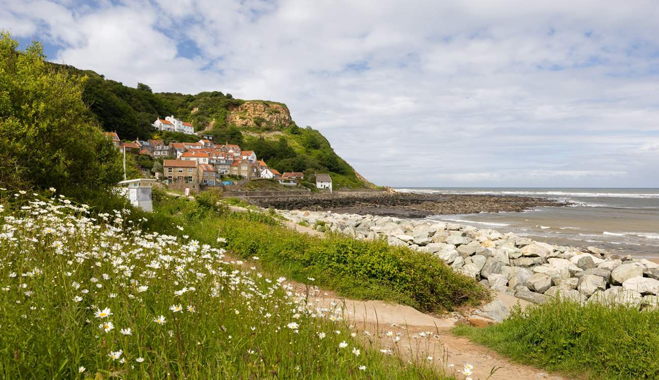 There are lots of places to rockpool on the coastline. 