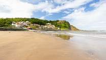 Dip your toes in the lapping waves, or just sit and relax.