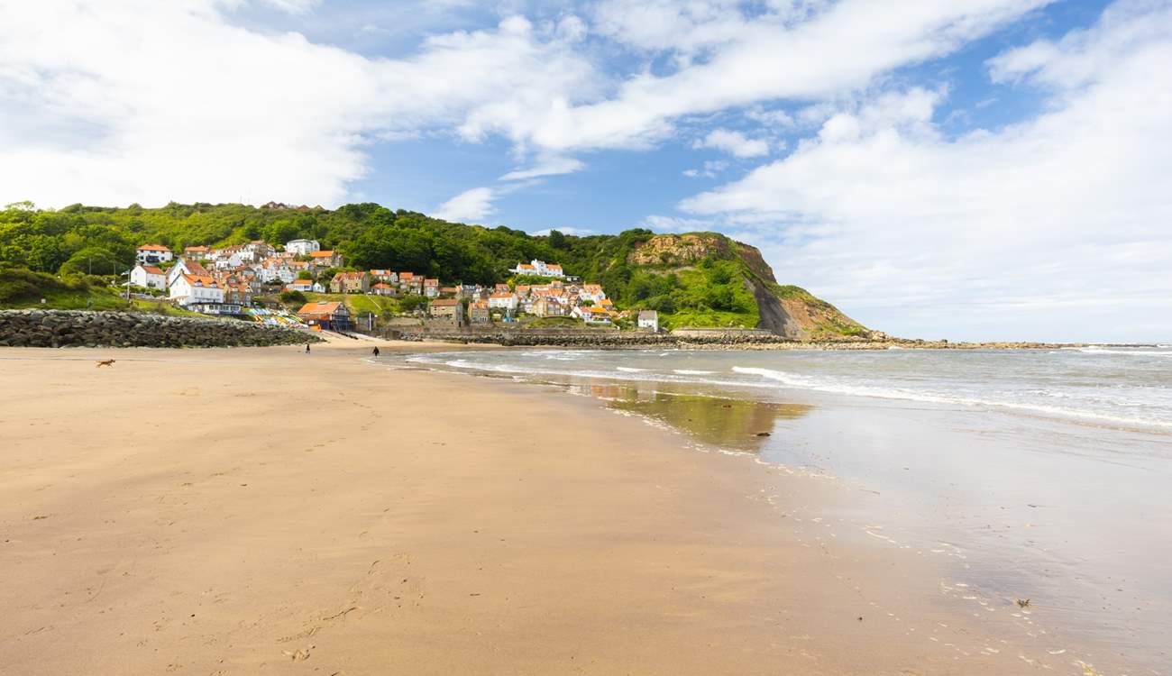 Dip your toes in the lapping waves, or just sit and relax.