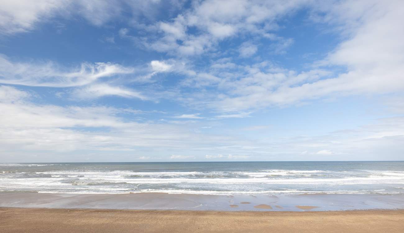 Pack your picnic and spend a day on the beach, only a few minutes drive away.