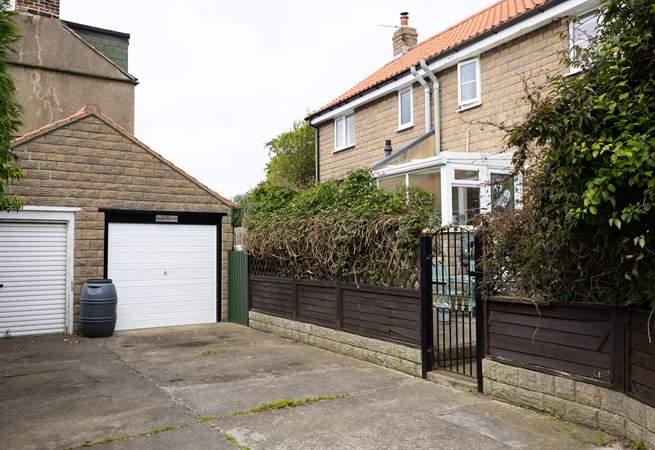The named parking space behind Sealark.