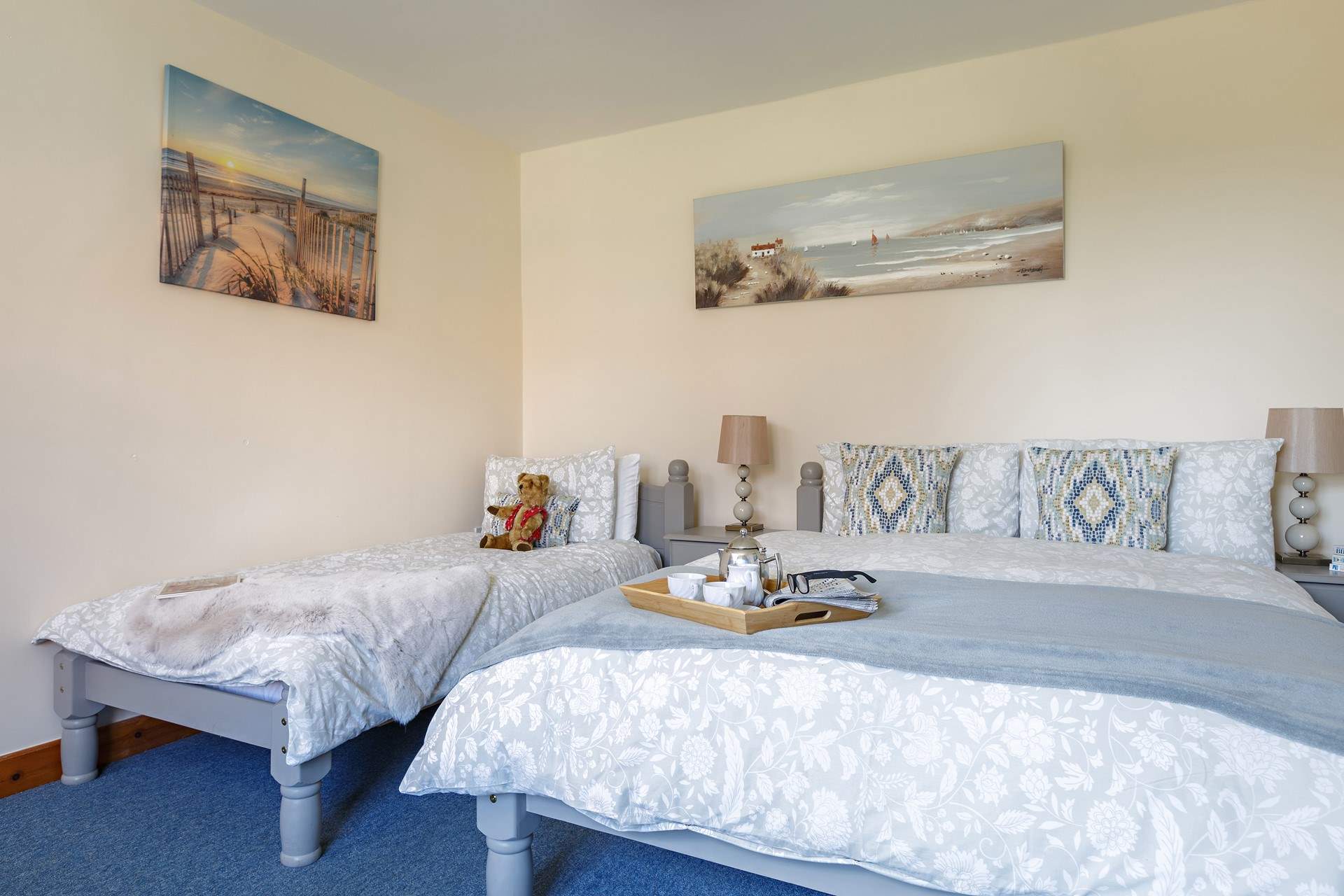 An extra bed for the little one if they need to be close by.