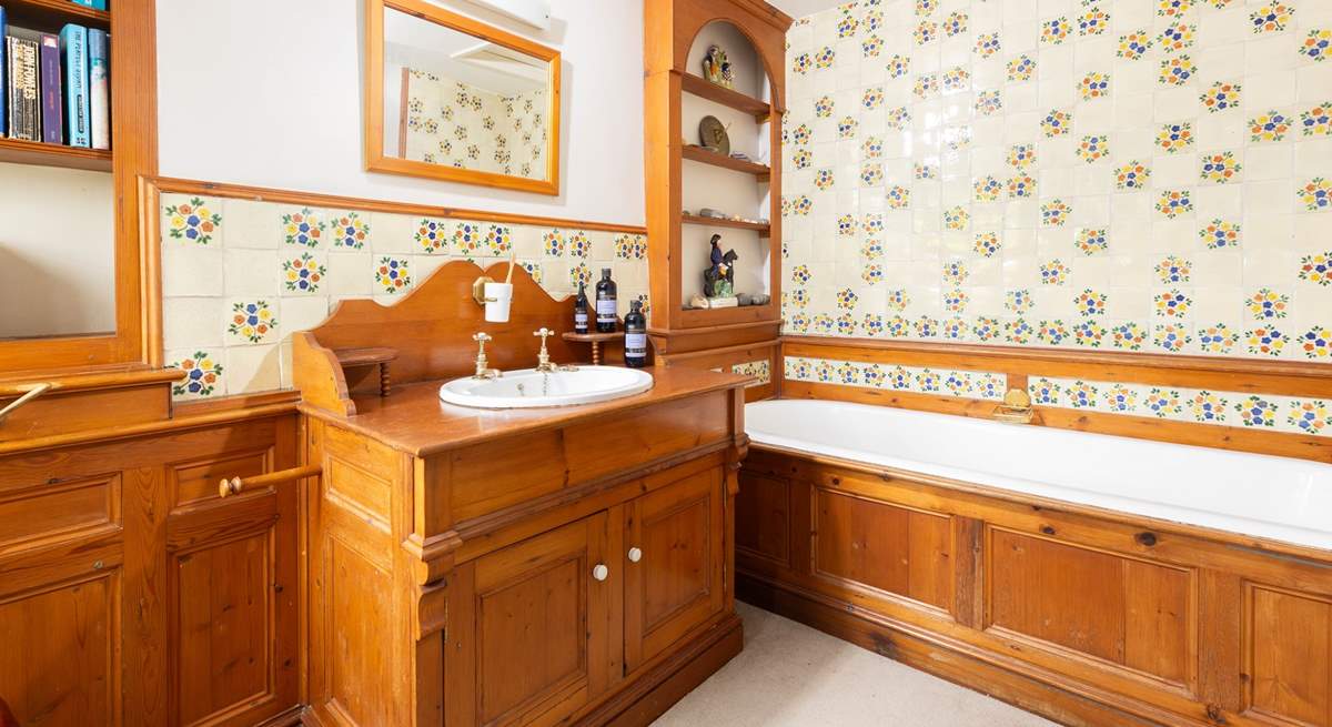 The Victorian bathroom can be found on the ground floor.