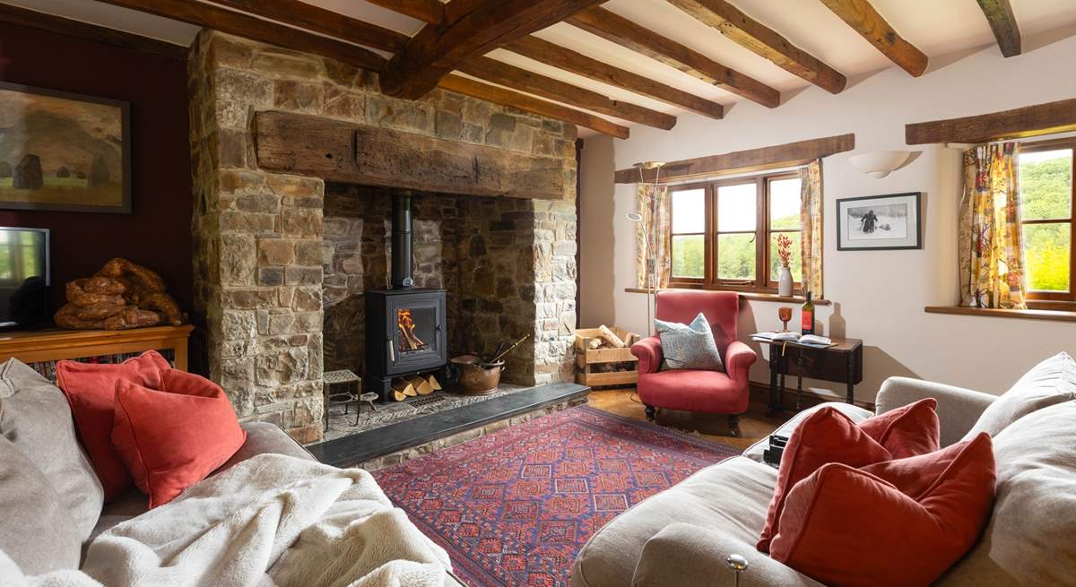 Cosy up by the crackling fire and lose yourself in a good book.